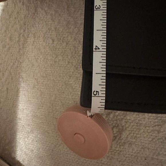 Zac Posen NWOT medium black Earthette Leather gold Chain Bag Accordion style - Picture 10 of 10